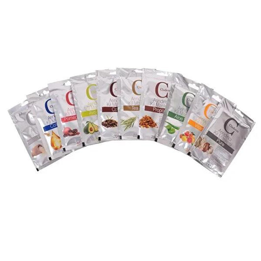Claderm Assorted Face Masks - 10 Pack, 20ml Each - Skincare Variety Pack for Different Skin Types
