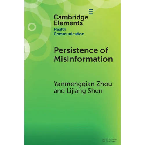 Persistence of Misinformation - Paperback