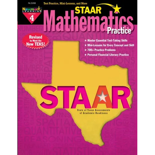 Staar Mathematics Practice Grade 4 II Teacher Resource - Paperback