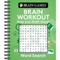 Brain Games - Brain Workout: Word Search - Spiral