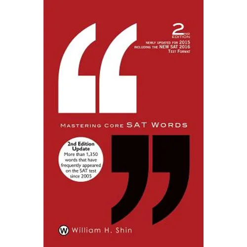 Mastering Core SAT Words: 2nd Edition - Paperback