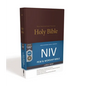 NIV, Pew and Worship Bible, Large Print, Hardcover, Burgundy - Hardcover