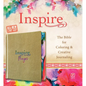 Inspire Prayer Bible NLT (Hardcover Leatherlike, Metallic Gold): The Bible for Coloring & Creative Journaling - Hardcover
