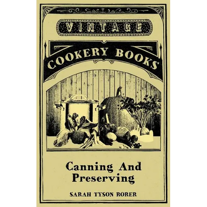 Canning And Preserving - Paperback