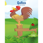 Gallos libro para colorear - Paperback