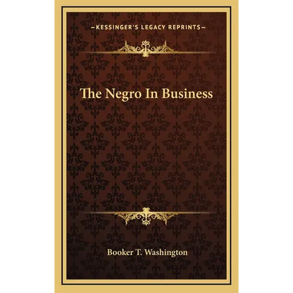 The Negro In Business - Hardcover