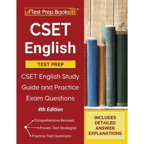 CSET English Test Prep: CSET English Study Guide and Practice Exam Questions [4th Edition] - Paperback