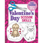 Valentine's Day Scissor Skills Activity Book For Kids: Coloring and Cutting Practice for Ages 3-5 - Paperback