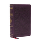 KJV Large Print Reference Bible, Purple Leathersoft, Red Letter, Comfort Print (Sovereign Collection): Holy Bible, King James Version - Imitation Leather