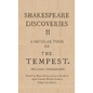 Shakespeare Discoveries II: A Secular Tour of "The Tempest" - Paperback