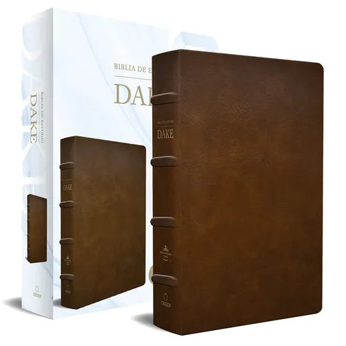 Rvr 1960 Biblia de Estudio Dake, Tamaño Grande, Piel Marrón / Spanish Rvr 1960 Dake Study Bible, Large Size, Brown Leather - Paperback