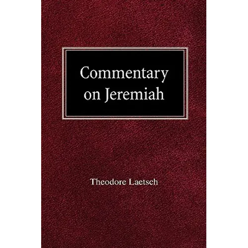 Commentary on Jeremiah - Hardcover