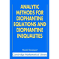 Analytic Methods for Diophantine Equations and Diophantine Inequalities - Paperback