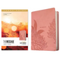 The Message Deluxe Gift Bible, Large Print (Leather-Look, Dusty Pink Floral): The Bible in Contemporary Language - Imitation Leather