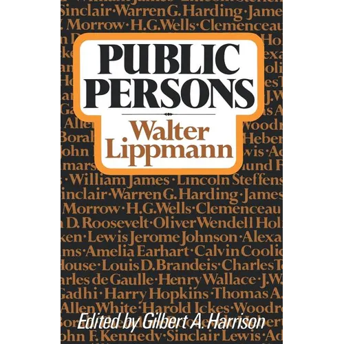 Public Persons - Paperback