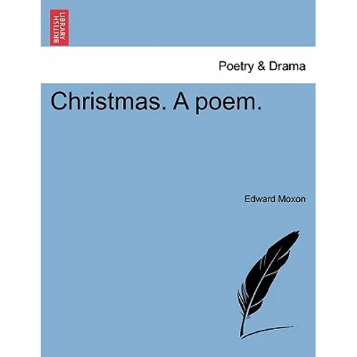 Christmas. a Poem. - Paperback