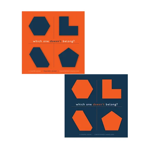 Which One Doesn't Belong?: A Shapes Book, Teacher's Guide with Student Book - Hardcover