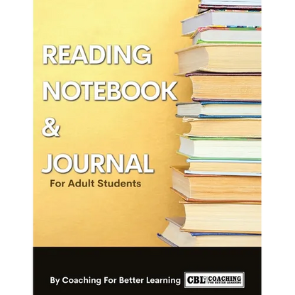Reading Notebook and Journal For Adult Students - Paperback