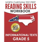 NORTH CAROLINA TEST PREP Reading Skills Workbook Informational Texts Grade 5: Preparation for the End-of-Grade ELA/Reading Assessments - Paperback