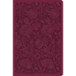 ESV Value Compact Bible (Trutone, Raspberry, Floral Design) - Imitation Leather