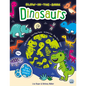 Glow-In-The-Dark Dinosaurs Sticker Activity Book - Paperback