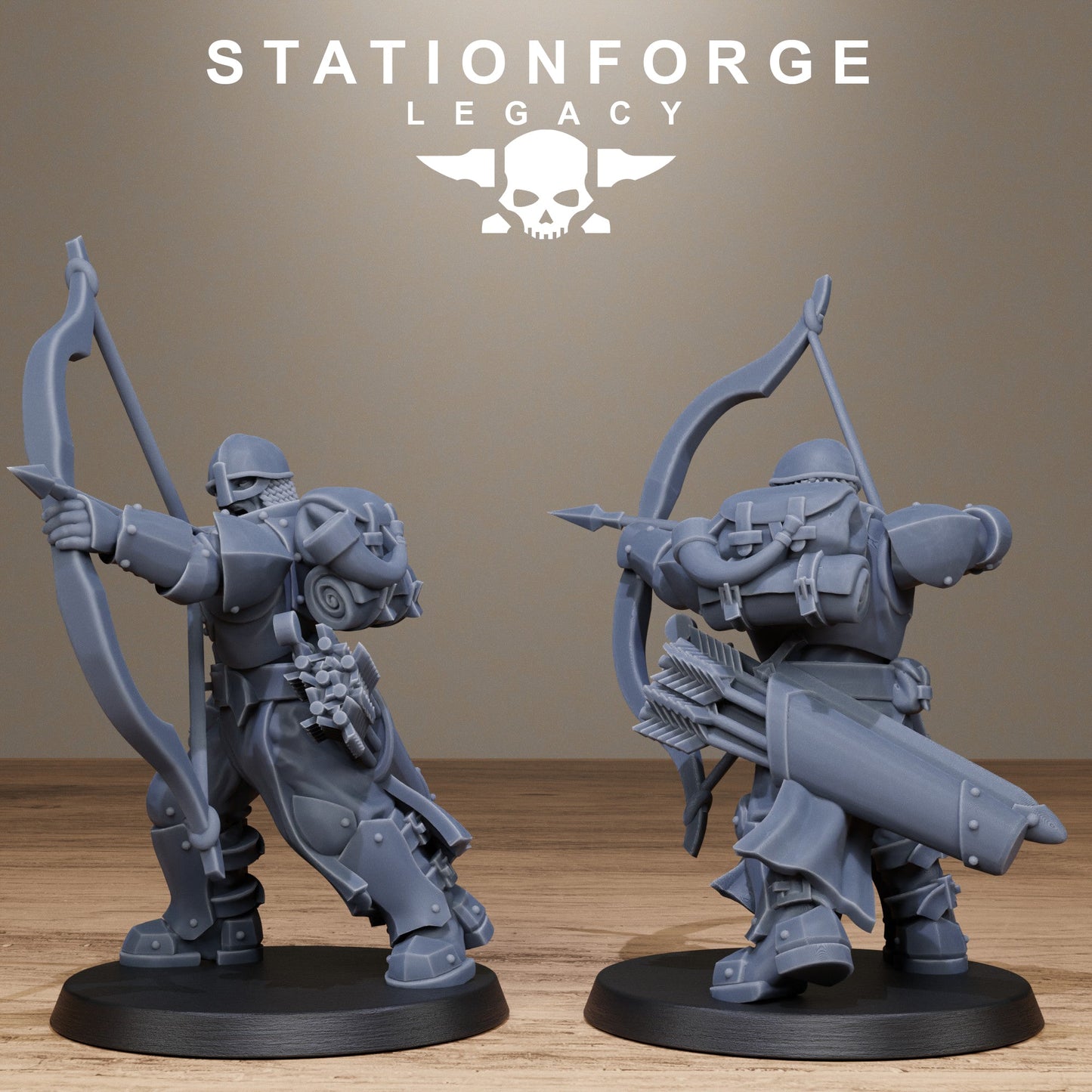 3D Printed Solaris Archers by Stationforge Miniatures