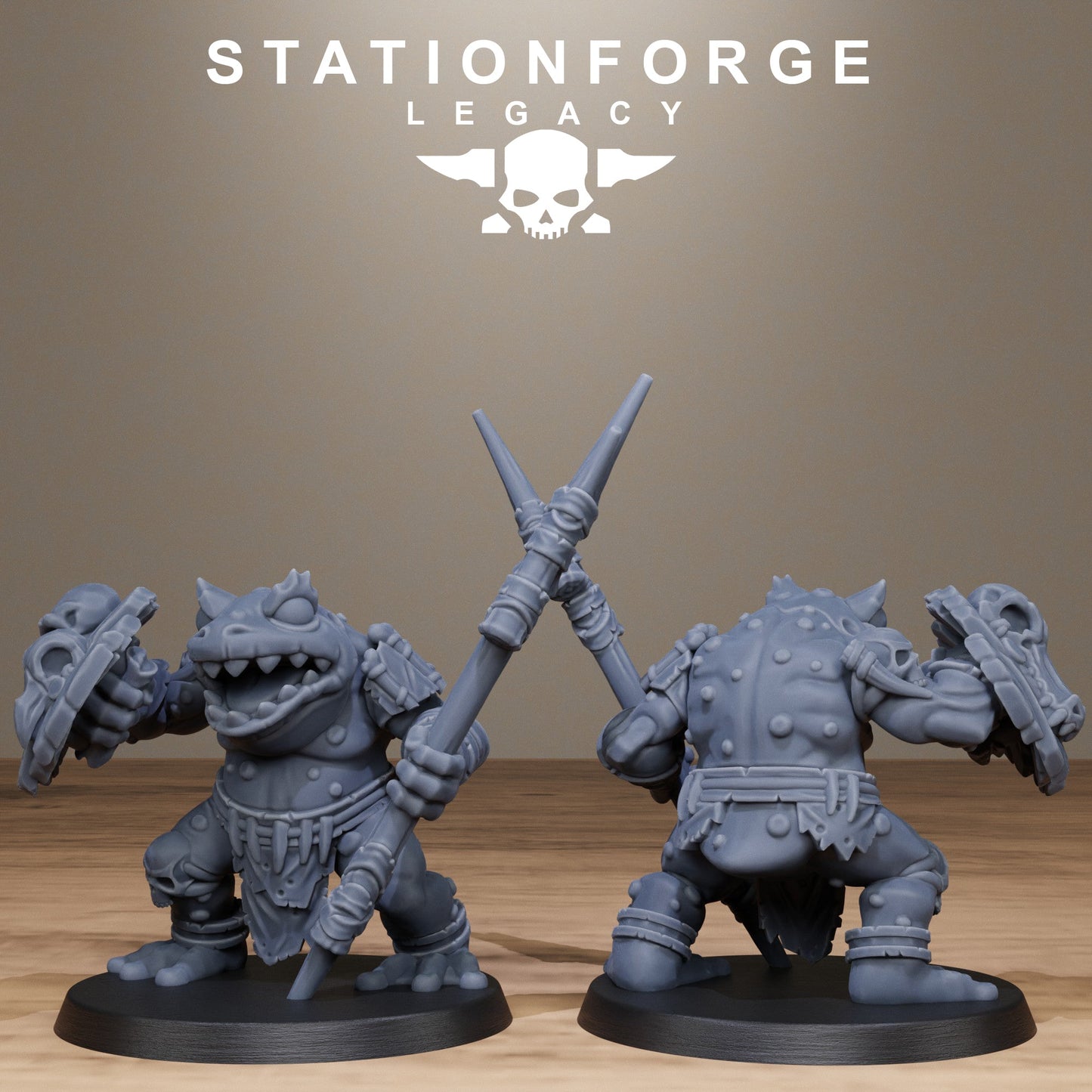 3D Printed Bogkin Heavies by Stationforge Miniatures