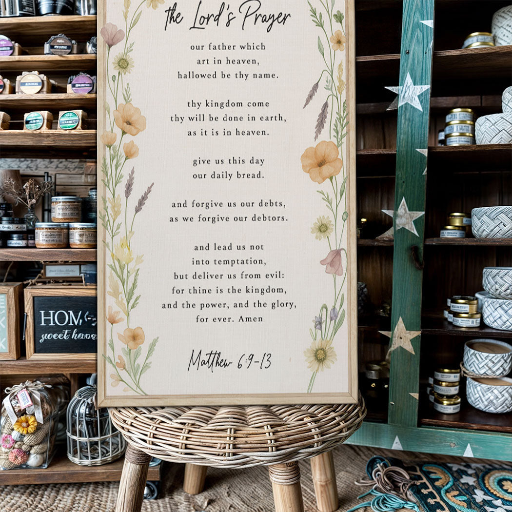 The Lord's Prayer Faith Sign III