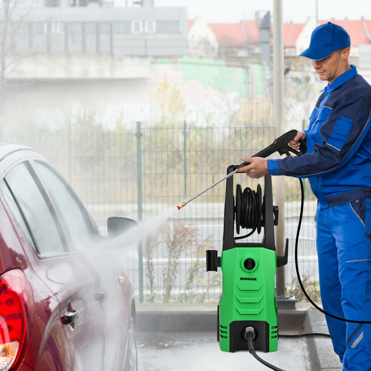 3500PSI Electric Pressure Washer with Wheels