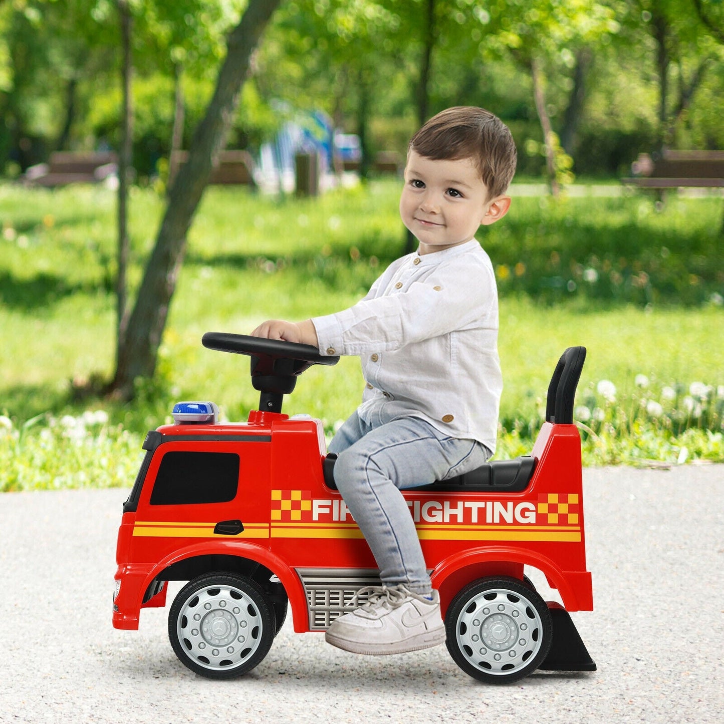 Licensed Mercedes Benz Kids Fire Engine Racer