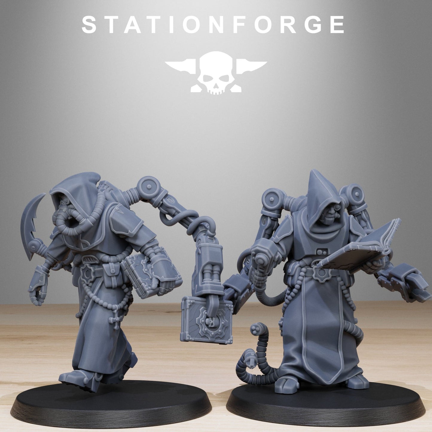 3D Printed Scavenger Monks by StationForge Miniatures