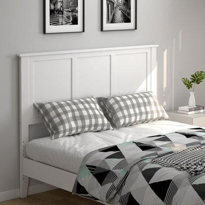 Full Wood Headboard Flat Panel with Pre-drilled Holes and Height Adjustment