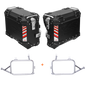 LOBOO Aluminum Side Panniers, Top Case & Mounting Rack System for CFMOTO 800MT (2021-)
