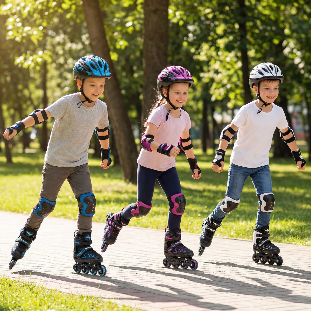 4 Sizes Adjustable Blade Roller with Light-up Wheels for Youth