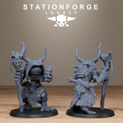 3D Printed Bogkin Spearmen by StationForge Miniatures
