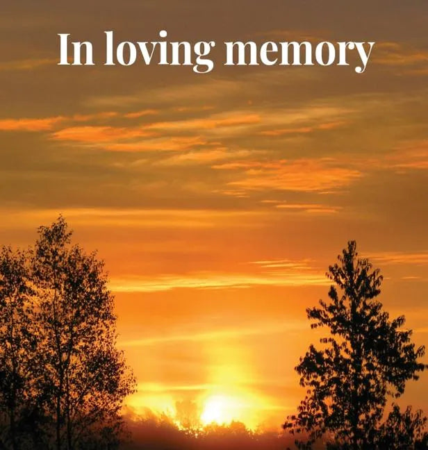 Memorial Guest Book (Hardback cover): Memory book, comments book, condolence book for funeral, remembrance, celebration of life, in loving memory fune - Hardcover