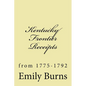 Kentucky Frontier Receipts: from 1775-1792 - Paperback