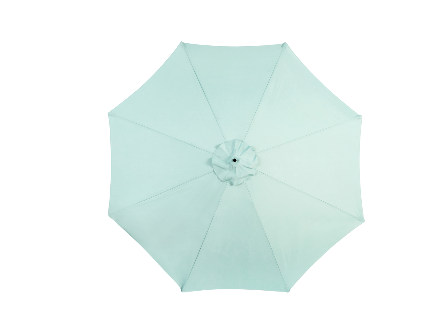 10ft Offset Hanging Market Patio Umbrella w-Easy Tilt Adjustment, Light Green