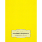 Large 8.5 x 11 Dotted Bullet Journal (Yellow #6) Hardcover - 245 Numbered Pages - Hardcover