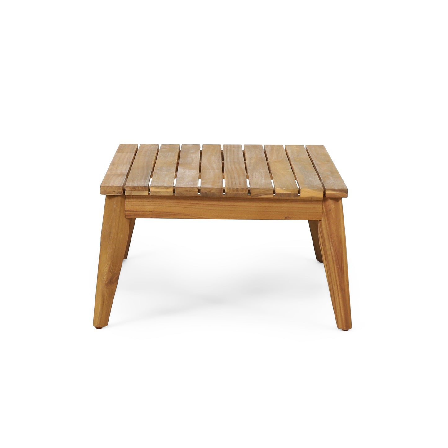 Outdoor Chat Set Acacia Wood Rope Teak Cushions 4 Piece Seats 4