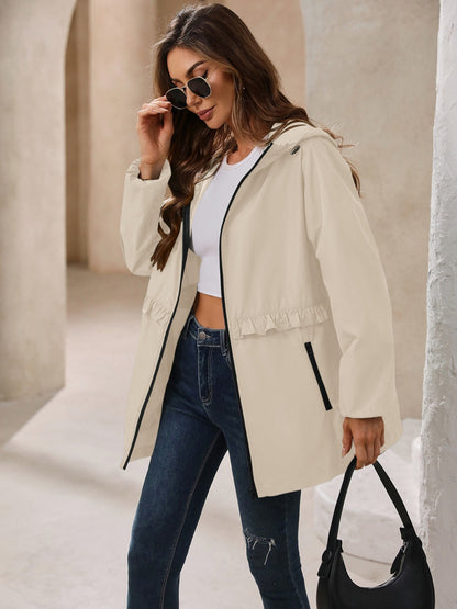 Waterproof Hooded Windbreaker Jacket