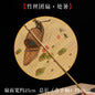 Handmade Bamboo & Silk Round Art Fan from Japan