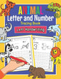Animal Letters and Numbers Tracing Book Left Handwriting: Practice Workbook for Left-Handed Preschoolers - Perfect Math and Alphabet Learning Workbook - Paperback