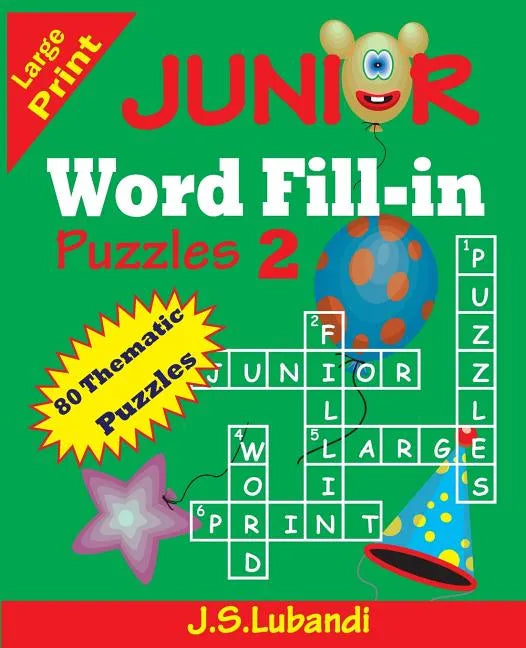 JUNIOR Word Fill-in Puzzles 2 - Paperback