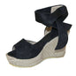 Wedge Heel Foreign Trade Plus Size Fashion Lace-up Women's Shoes Sandals