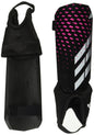 adidas Unisex-Child Soft Ground Match Predator Shin Guards Black/White/White Small