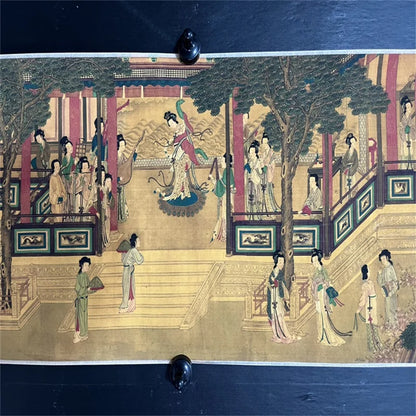 Chinese Long Scroll Painting – Qiu Ying "Hundred Beauties"