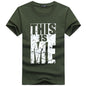 Men's  Plus Size Youth Half-Sleeved T-Shirt