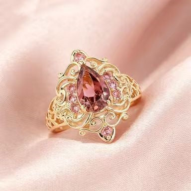 Cross-Border Best-Selling Fashion Carved Ring