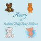 Avery & Bedtime Teddy Bear Fellows: Short Goodnight Story for Toddlers - 5 Minute Good Night Stories to Read - Personalized Baby Books with Your Child - Paperback